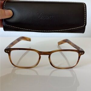 Lunor tortoiseshell Brown Eyeglasses with Case